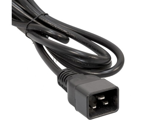 Блок распределения питания Powercom PDU-16AVMS20-18C13-2C19 18*C13+2*C19, 16A, 1,5U (1968234)