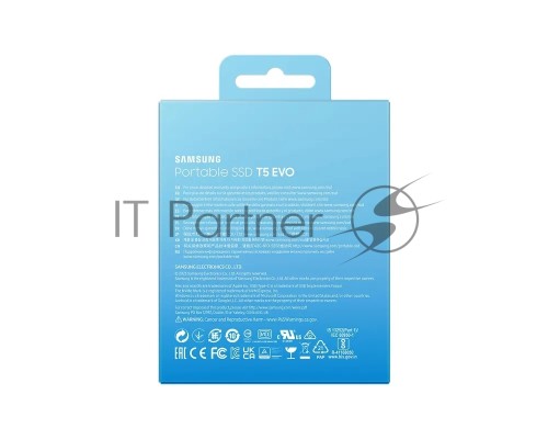Внешний накопитель SSD Samsung T5 EVO External 2Tb (1024GB) BLACK USB 3.2 (MU-PH2T0S/WW) 1year