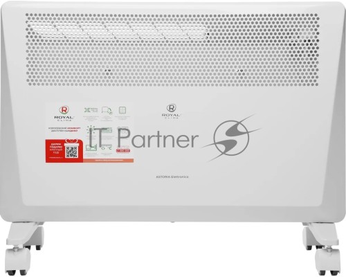 Конвектор Royal Clima Astoria Elettronico REC-AT1500E белый, 1500 Вт, 20 м2, термостат, дисплей Конвектор Royal Clima Astoria Elettronico REC-AT1500E белый, 1500 Вт, 20 м2, термостат, дисплей