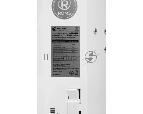 Конвектор Royal Clima Astoria Elettronico REC-AT1500E белый, 1500 Вт, 20 м2, термостат, дисплей Конвектор Royal Clima Astoria Elettronico REC-AT1500E белый, 1500 Вт, 20 м2, термостат, дисплей