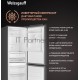 Холодильник Weissgauff WRK 185 Total NoFrost Inverter черный стекло двухкамерный 205/86л морозилка снизу