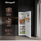 Холодильник Weissgauff WRK 185 Total NoFrost Inverter белый стекло двухкамерный 205/86л морозилка снизу