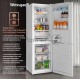 Холодильник Weissgauff WRK 185 Total NoFrost Inverter белый стекло двухкамерный 205/86л морозилка снизу