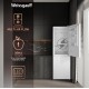 Холодильник Weissgauff WRK 185 Total NoFrost Inverter белый стекло двухкамерный 205/86л морозилка снизу
