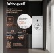 Холодильник Weissgauff WRK 185 Total NoFrost Inverter белый стекло двухкамерный 205/86л морозилка снизу