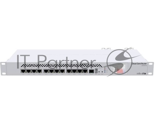 Маршрутизатор Mikrotik Cloud Core Router CCR1016-12G (12) 10/100/1000 Mbit/s Gigabit Ethernet with Auto-MDI/X; Tilera Tile-Gx16; 2GB RAM; OS: L6