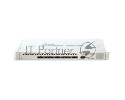 Маршрутизатор Mikrotik Cloud Core Router CCR1016-12G (12) 10/100/1000 Mbit/s Gigabit Ethernet with Auto-MDI/X; Tilera Tile-Gx16; 2GB RAM; OS: L6