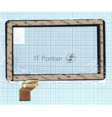 Сенсорное стекло (тачскрин)  DHS JD-FPC-090-09 FHX черное