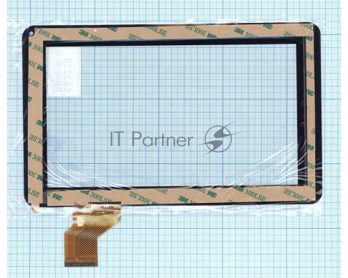 Сенсорное стекло (тачскрин)  DHS JD-FPC-090-09 FHX черное