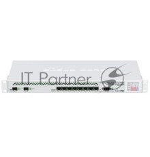 Маршрутизатор Mikrotik CCR1036-8G-2S+EM Cloud Core Router 1036-8G-2S+EM with Tilera Tile-Gx36 CPU (36-cores, 1.2Ghz per core), 16GB RAM, 2xSFP+ cage, 8xGbit LAN, RouterOS L6, 1U rackmount case, PSU, LCD panel