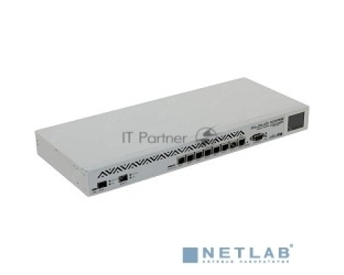 Маршрутизатор Mikrotik CCR1036-8G-2S+EM Cloud Core Router 1036-8G-2S+EM with Tilera Tile-Gx36 CPU (36-cores, 1.2Ghz per core), 16GB RAM, 2xSFP+ cage, 8xGbit LAN, RouterOS L6, 1U rackmount case, PSU, LCD panel