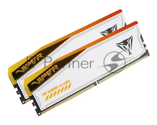 Оперативная память Patriot 32Gb DDR5 6600MHz (2x16GB) DIMM Viper Elite 5 Tuf Gaming RGB RTL Gaming PC5-52800 CL34 288-pin 1.4В kit single rank с радиатором Ret Оперативная память Patriot 32Gb DDR5 6600MHz (2x16GB) DIMM Viper Elite 5 Tuf Gaming RGB RTL Gaming PC5-52800 CL34 288-pin 1.4В kit single rank с радиатором Ret