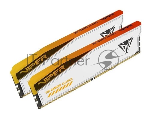 Оперативная память Patriot 32Gb DDR5 6600MHz (2x16GB) DIMM Viper Elite 5 Tuf Gaming RGB RTL Gaming PC5-52800 CL34 288-pin 1.4В kit single rank с радиатором Ret Оперативная память Patriot 32Gb DDR5 6600MHz (2x16GB) DIMM Viper Elite 5 Tuf Gaming RGB RTL Gaming PC5-52800 CL34 288-pin 1.4В kit single rank с радиатором Ret