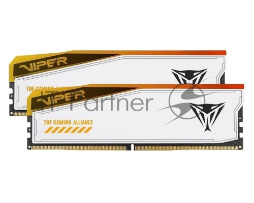 Оперативная память Patriot 32Gb DDR5 6600MHz (2x16GB) DIMM Viper Elite 5 Tuf Gaming RGB RTL Gaming PC5-52800 CL34 288-pin 1.4В kit single rank с радиатором Ret Оперативная память Patriot 32Gb DDR5 6600MHz (2x16GB) DIMM Viper Elite 5 Tuf Gaming RGB RTL Gaming PC5-52800 CL34 288-pin 1.4В kit single rank с радиатором Ret