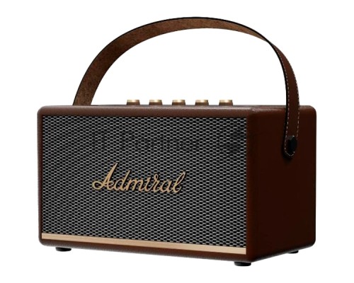 Портативная акустика Admiral BORA 60Вт/Блютус 5.0/AUX/USB/Микрофон/6600Ma/коричневый