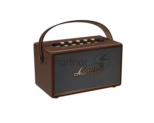 Портативная акустика Admiral BORA 60Вт/Блютус 5.0/AUX/USB/Микрофон/6600Ma/коричневый