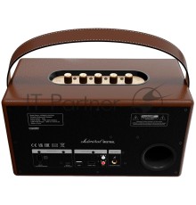 Портативная акустика Admiral MISTRAL 80W/BT 5.0/AUX/USB/Microphone/6000Ma/Brown