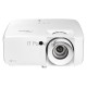 Лазерный проектор Optoma [ZK450] DLP, 4K UHD (3840x2160), 4200 Lm, 300000:1,16:9; TR 1,4 - 2,24:1; Zoom 1,6x; Корр Трап V+/-30, H+/-30; HDMI 2.0 x2; USB-A power 1,5A; AudioOut 3,5mm x1; RJ45; RS232; 15W x1; 3 кг, белый