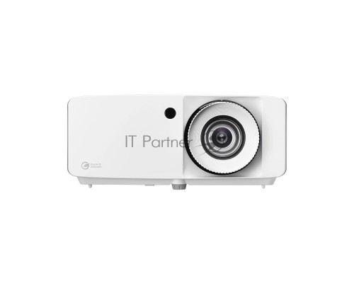 Лазерный проектор Optoma [ZK450] DLP, 4K UHD (3840x2160), 4200 Lm, 300000:1,16:9; TR 1,4 - 2,24:1; Zoom 1,6x; Корр Трап V+/-30, H+/-30; HDMI 2.0 x2; USB-A power 1,5A; AudioOut 3,5mm x1; RJ45; RS232; 15W x1; 3 кг, белый