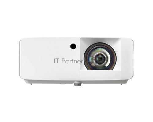 Лазерный проектор Optoma [ZW350ST] DLP; XGA(1280*800); 3600 lm; 300000:1; 0,521:1; 2xHDMI; 1xAudio 3.5m; USB-A power 1.5A;RS232; RJ45; 15W; 32dB; 3 кг; белый