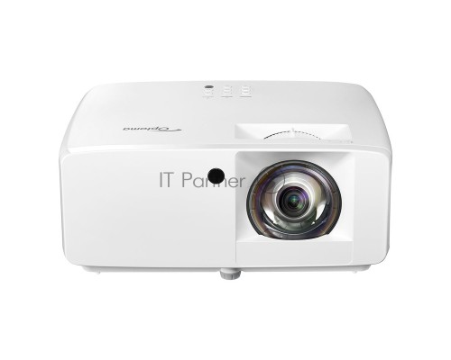 Лазерный проектор Optoma [ZW350ST] DLP; XGA(1280*800); 3600 lm; 300000:1; 0,521:1; 2xHDMI; 1xAudio 3.5m; USB-A power 1.5A;RS232; RJ45; 15W; 32dB; 3 кг; белый