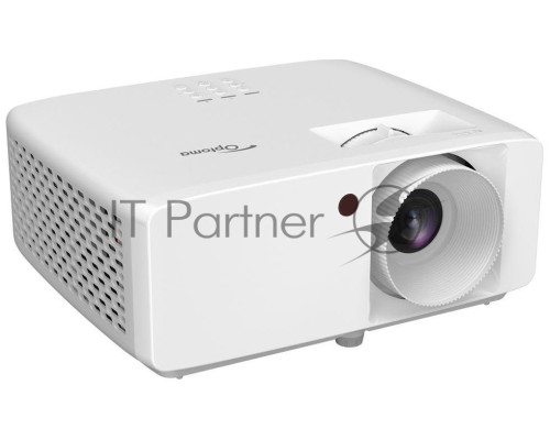 Лазерный проектор Optoma [ZH400] DLP FullHD(1920*1080),4000 ANSI lm;300000:1;Zoom 1,1x;TR 1.4-1.62:1;HDMI x2; AudioOUT x1 Jack3.5mm; USB-A 1.5A; RS232; 15W mono; 32dB; 3kg белый (E9PD7KK01EZ14KD)