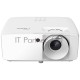 Лазерный проектор Optoma [ZH400] DLP FullHD(1920*1080),4000 ANSI lm;300000:1;Zoom 1,1x;TR 1.4-1.62:1;HDMI x2; AudioOUT x1 Jack3.5mm; USB-A 1.5A; RS232; 15W mono; 32dB; 3kg белый (E9PD7KK01EZ14KD)