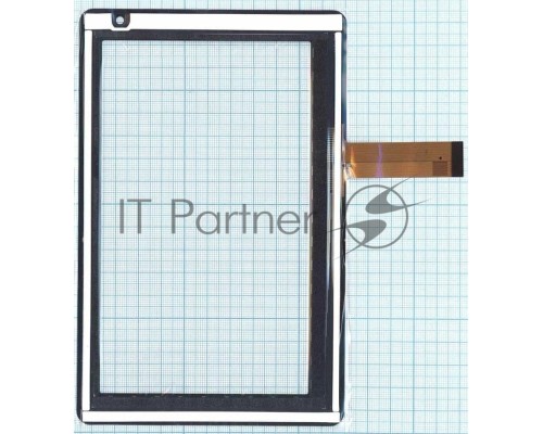 Сенсорное стекло (тачскрин)  HLD-PG709S, черное