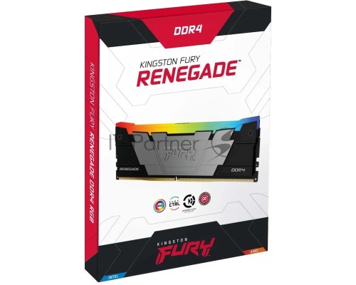 Оперативная память Kingston 16GB 4266MHz DDR4 CL19 DIMM (Kit of 2) FURY Renegade RGB EAN: 740617338263