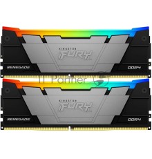 Оперативная память Kingston 16GB 4600MHz DDR4 CL19 DIMM (Kit of 2) FURY Renegade RGB, EAN: 740617338256
