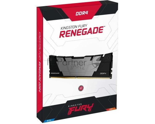 Оперативная память Kingston 16GB 4000MHz DDR4 CL19 DIMM 1Gx8 FURY Renegade Black EAN: 740617337754