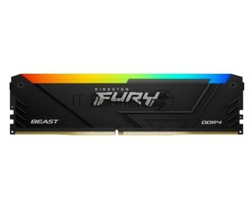 Оперативная память Kingston 64GB 3600MHz DDR4 CL18 DIMM (Kit of 2) FURY Beast RGB