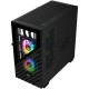 Компьютерный корпус 1STPLAYER DK D7 Black / mATX / 3x120mm LED fans / D7-BK-3F1