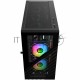 Компьютерный корпус 1STPLAYER DK D7 Black / mATX / 3x120mm LED fans / D7-BK-3F1