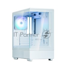 Компьютерный корпус ZALMAN P10, MATX, WHITE, WINDOW, 2x3.5