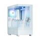 Компьютерный корпус ZALMAN P10, MATX, WHITE, WINDOW, 2x3.5