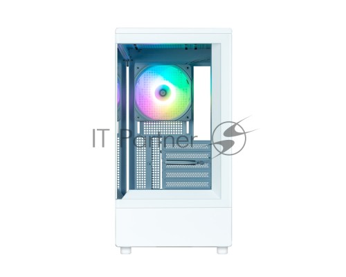 Компьютерный корпус ZALMAN P10, MATX, WHITE, WINDOW, 2x3.5