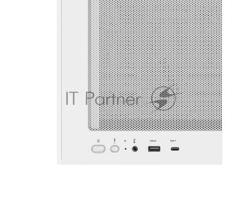 Компьютерный корпус ZALMAN P30 AIR, MATX, WHITE, WINDOW, 2xCombo (3.5'' or 2.5''), 3x2.5