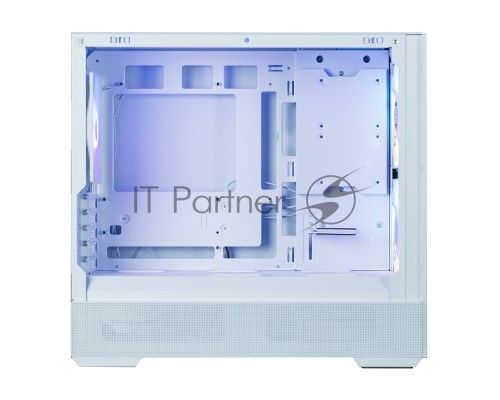 Компьютерный корпус ZALMAN P30 AIR, MATX, WHITE, WINDOW, 2xCombo (3.5'' or 2.5''), 3x2.5