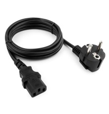 Кабель питания Cablexpert (RU) Schuko-C13, 3x1.5мм2, 10A, с заземлением, медь, 1.5м, черный,пак (PC-186-1.5-1.5M)