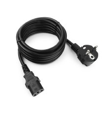 Кабель питания Cablexpert (RU) Schuko-C13, 3x1.5мм2, 10A, с заземлением, медь, 3м, черный, пак (PC-186-1.5-3M)