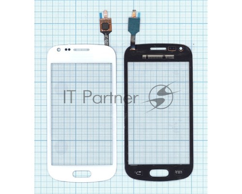 Сенсорное стекло (тачскрин) для Samsung Galaxy Trend Plus GT-S7580, белое