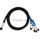 Кабель LR-Link DAC 100G QSFP28 Direct Attach Passive Copper Cable,3M
