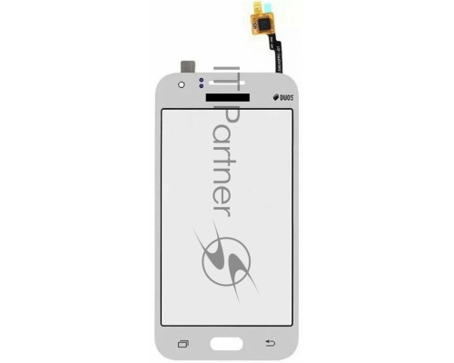 Сенсорное стекло (тачскрин) для Samsung Galaxy J1 SM-J100, белое