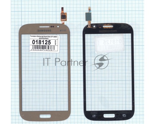 Сенсорное стекло (тачскрин) для Samsung Galaxy Grand Neo Duos GT-I9060 золотистое
