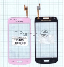 Сенсорное стекло (тачскрин) для Samsung Galaxy Core Plus SM-G350 розовое