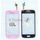 Сенсорное стекло (тачскрин) для Samsung Galaxy Core Plus SM-G350 розовое