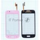 Сенсорное стекло (тачскрин) для Samsung Galaxy Core Plus SM-G350 розовое