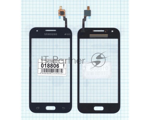Сенсорное стекло (тачскрин) для Samsung Galaxy J1 Ace SM-J110H синее
