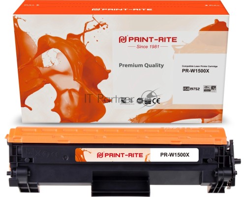 Картридж лазерный Print-Rite TFHBYZBPU1J PR-W1500X 150X/W1500X черный бар.в компл. (1400стр.) для HP LaserJet MFP M141a/M141w/M111a/M111w Картридж лазерный Print-Rite TFHBYZBPU1J PR-W1500X 150X/W1500X черный бар.в компл. (1400стр.) для HP LaserJet MFP M141a/M141w/M111a/M111w